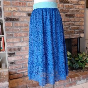 LULAROE Lola Lace Skirt